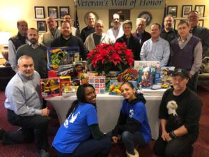 Nutmeg members at Toys for Tots Photo Day